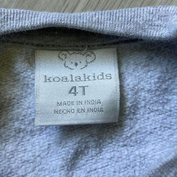 KoalaKids Grey tractor sweatshirt size 3T - Picture 3 of 5